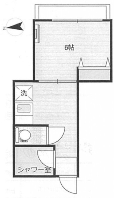 第三小林ビル203 間取り図