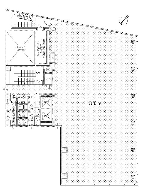 虎ノ門トーセイビル3F 間取り図