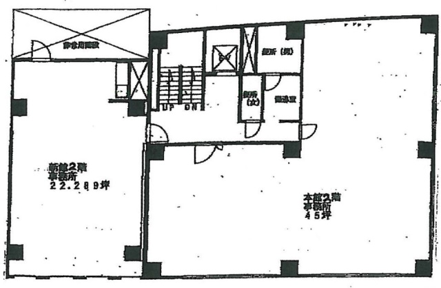山手新館ビル2F 間取り図