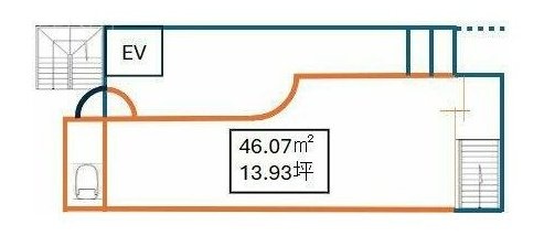 エラスムス虎ノ門1F 間取り図