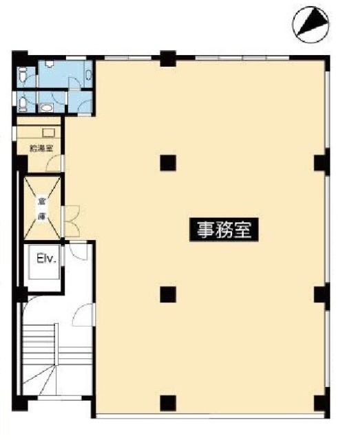 第一暁ビル5F 間取り図