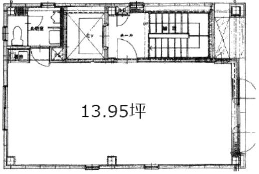 芝大門武屋ビル2F 間取り図