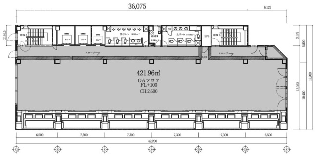 TLR柏ビル6F 間取り図