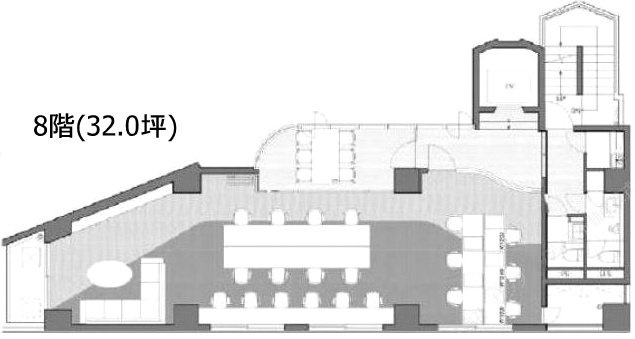 ガーデンクロス新宿御苑8F 間取り図