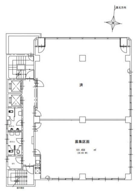 山葉メディカルセンタービル4F 間取り図