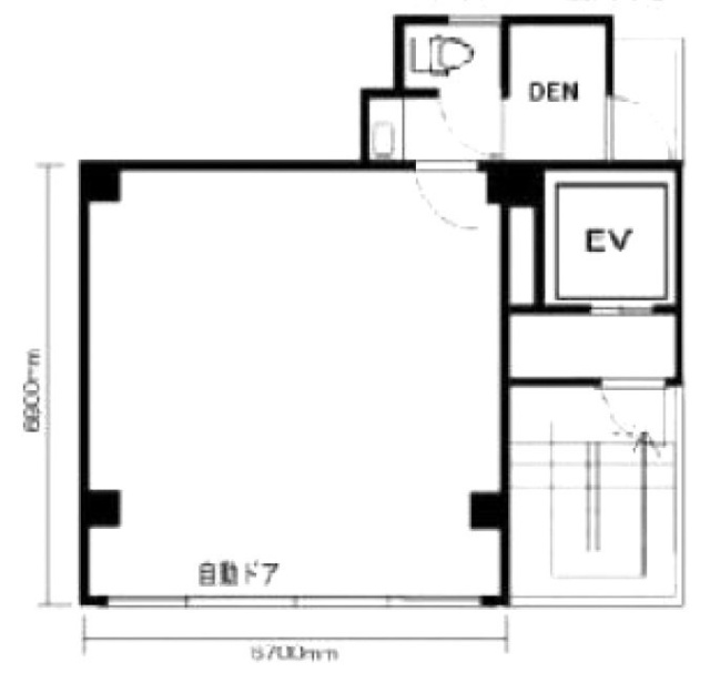 青木ビル1F 間取り図