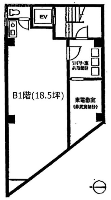 ダイヤモンドビル柳橋B1F 間取り図