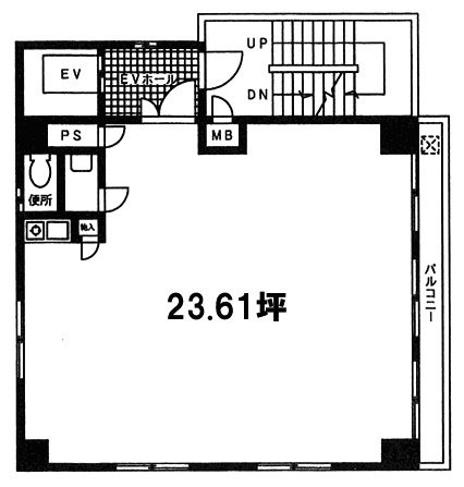 アローム赤坂2F 間取り図