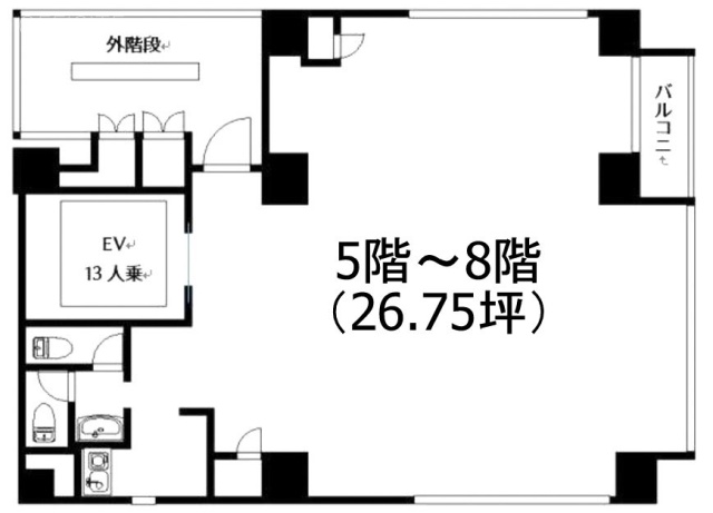 ブレステン西新宿7F 間取り図