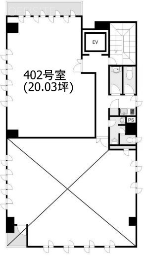 富美栄(ふみえ)ビル402 間取り図