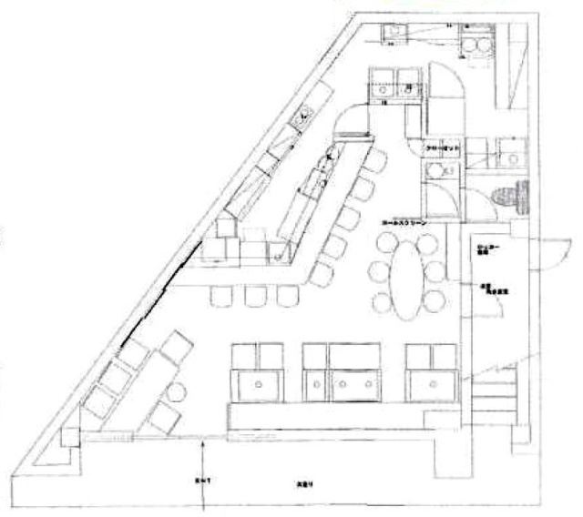 浅野ビル1F 間取り図