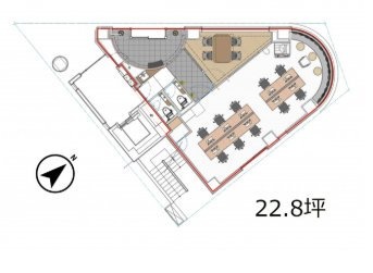 GLOWTHIA東日本橋 (旧 サンブライト東日本橋)1F 間取り図