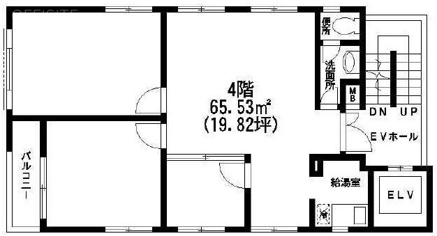 マレ本石ビル4F 間取り図