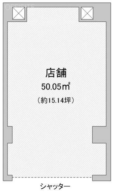 ライオンズマンション上野松ヶ谷103 間取り図