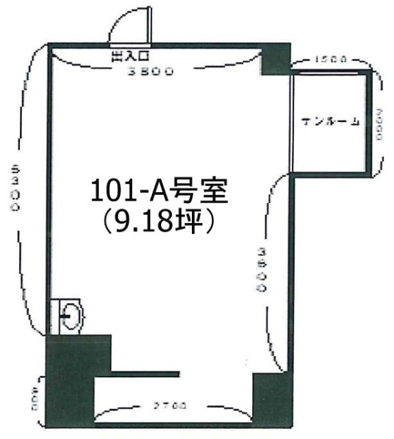 ソーラー田園101-A 間取り図