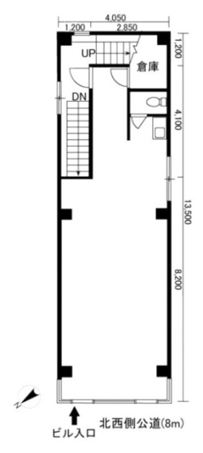 安西ビル3F 間取り図