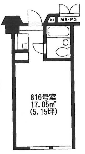東京ロイヤルプラザ816 間取り図