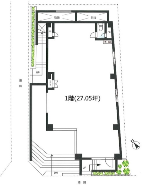 J-hill sideビル1F 間取り図