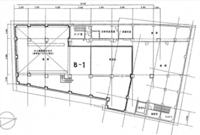 寶5号館ビルB1F 間取り図