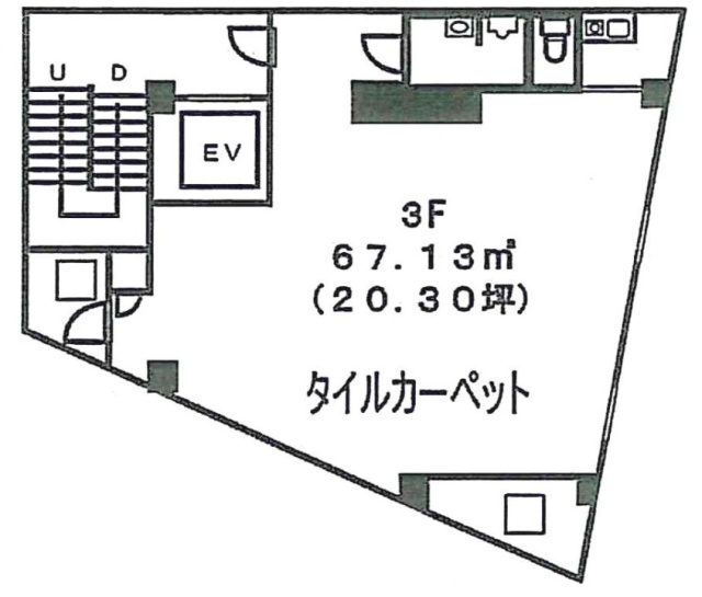 YSビル3F 間取り図