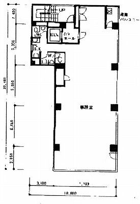京橋グラスゲート3F 間取り図