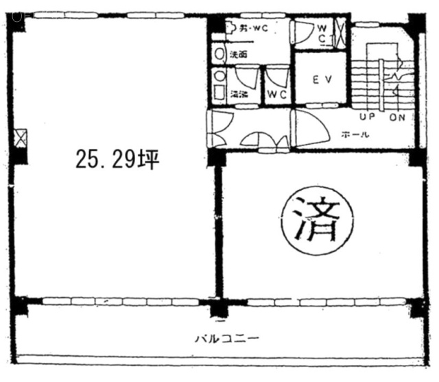 第2双葉ビル6F 間取り図