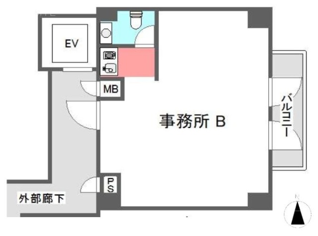 アーバンビルサカス5B 間取り図