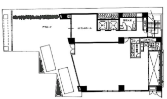 新宿高砂ビル1F 間取り図
