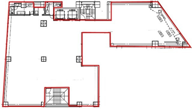 代々木フォレストビル2F 間取り図
