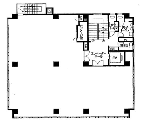 晩翠軒ビル5F 間取り図