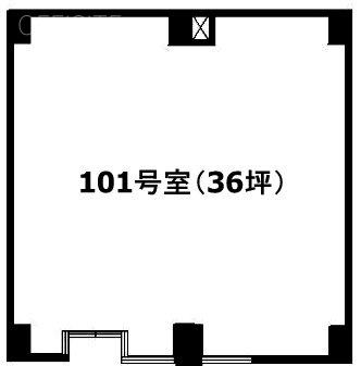 シャンボール第3大森101 間取り図