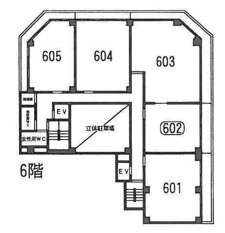 YKB新宿御苑6F 間取り図