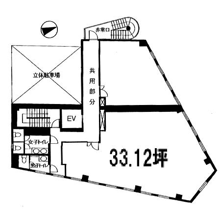 仁保ビル302 間取り図