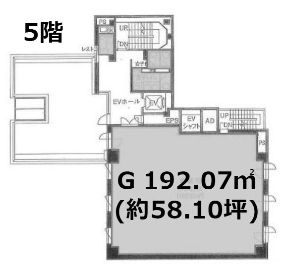 大野屋京橋ビル4F 間取り図