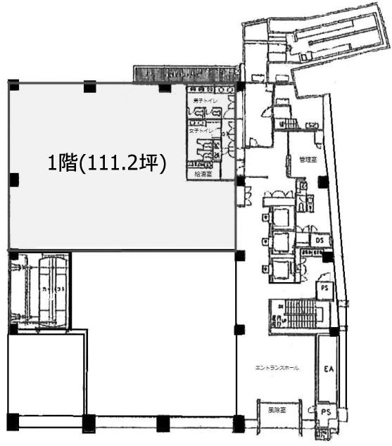 オリックス芝2丁目ビル1F 間取り図