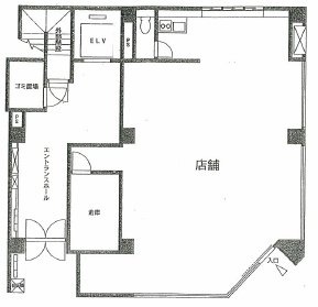 ミクラ西新宿ビル1F 間取り図