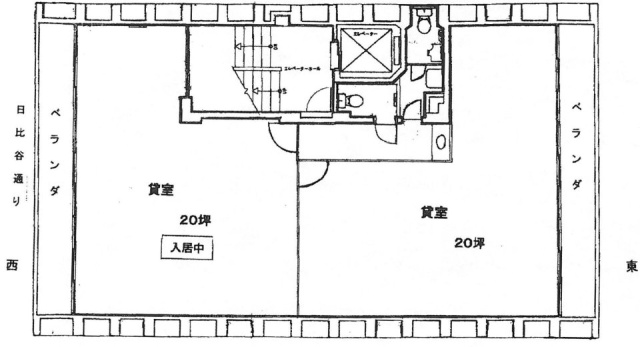 明和ビル4F 間取り図