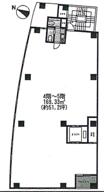 ヴィンテージビル401 間取り図