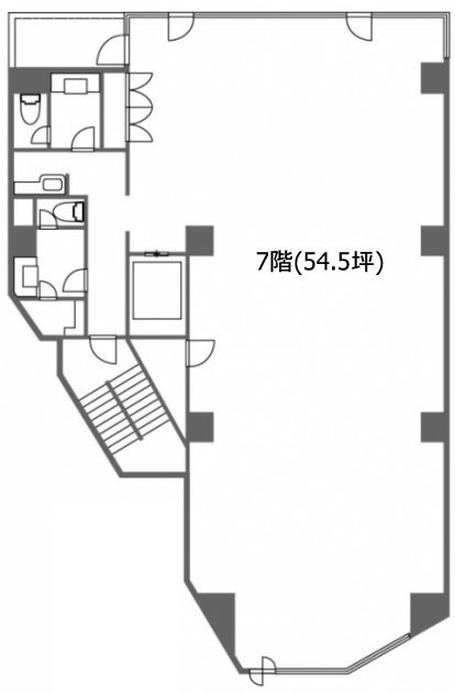 インテックス恵比寿7F 間取り図