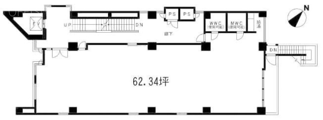 松沢ビル4F 間取り図