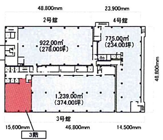 東京ダイヤビルディング3号館3F 間取り図