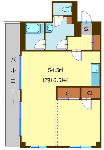 池田山ガーデンハイツビル301 間取り図
