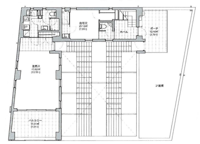 Colesso JIYUGAOKA(コレッソ自由が丘)ビル301 間取り図