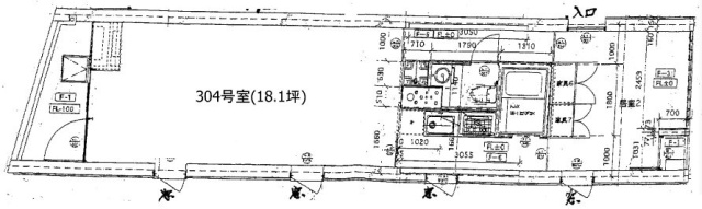 シルエット元代々木304 間取り図