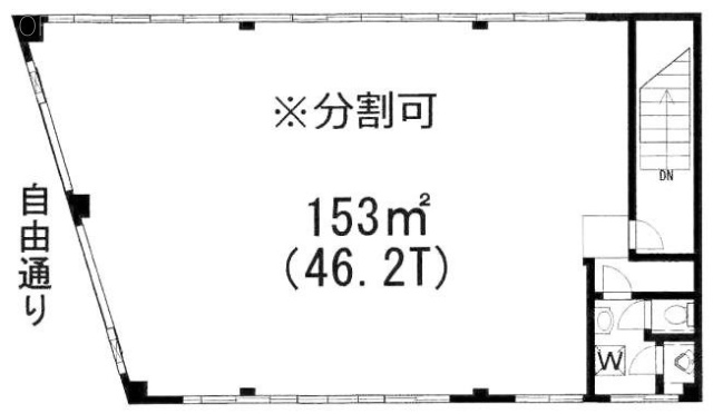 ノヴァインターナショナルビル3F 間取り図