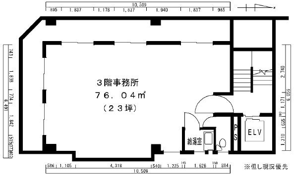 第1NSビル3F 間取り図