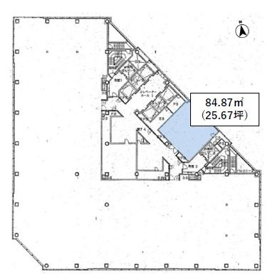 大手町ファーストスクエアウエストタワー20F 間取り図