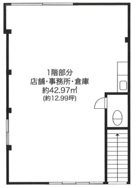 アーバン巣鴨ビル1F 間取り図