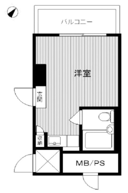 DIKマンション新橋517 間取り図