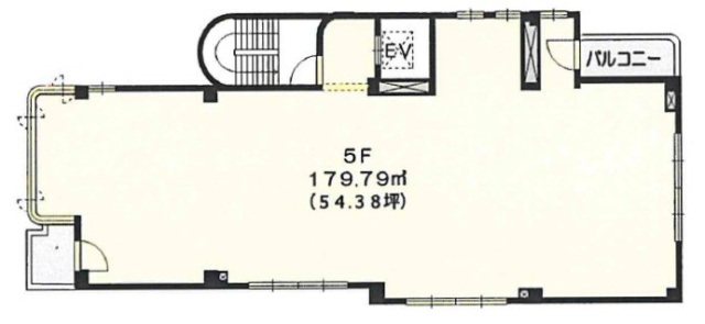 サラトガビル5F 間取り図